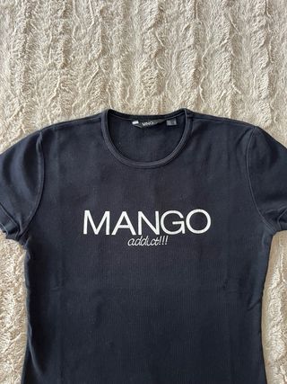 Camiseta Mango Negra addict!!!
