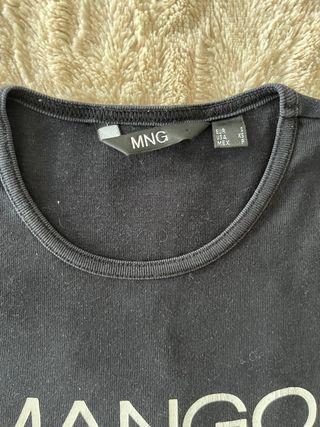 Camiseta Mango Negra addict!!!