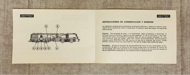 Documentazione Ibertren: Conservazione e ingrassaggio