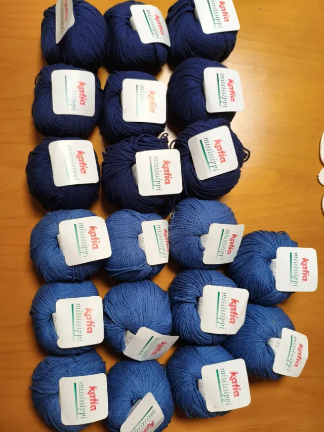 20 ovillos Algodón Katia Mississippi. Lote 2