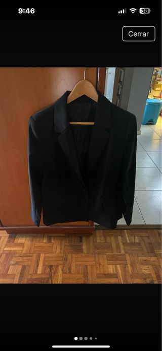 Blazer negro mujer básico