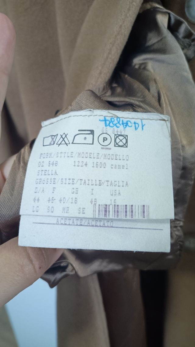 Cappotto donna elegante L cammello