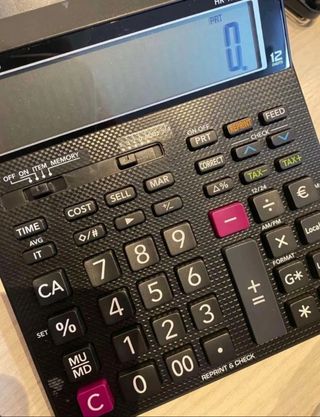 Calculadora impresora