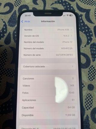 iPhone 12 64 GB blu