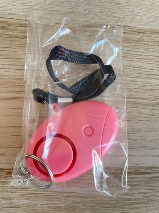 Alarma Personal Rosa con Llavero