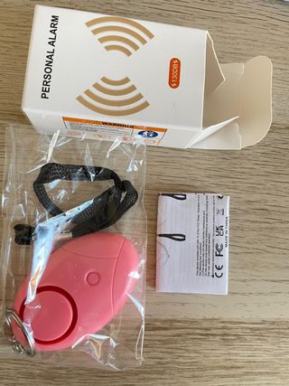Alarma Personal Rosa con Llavero