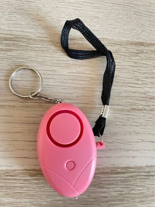 Alarma Personal Rosa con Llavero