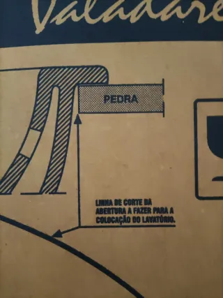Lavabo Valadares blanco a estrenar