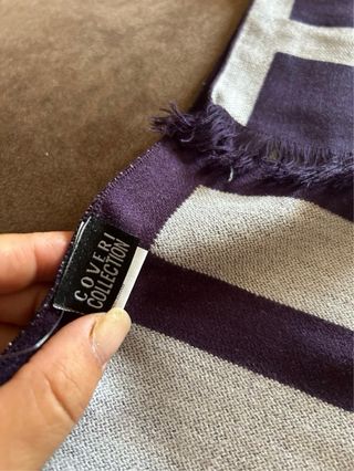 Sciarpa Coveri Collection Viola e Grigia