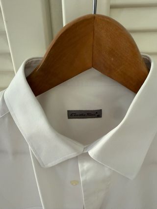 Camisa piloto manga larga blanca
