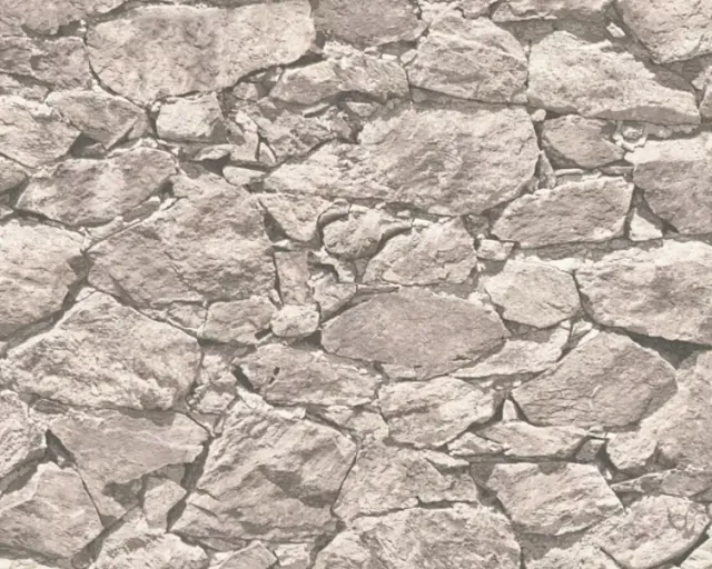 Carta da parati con texture in pietra grigia