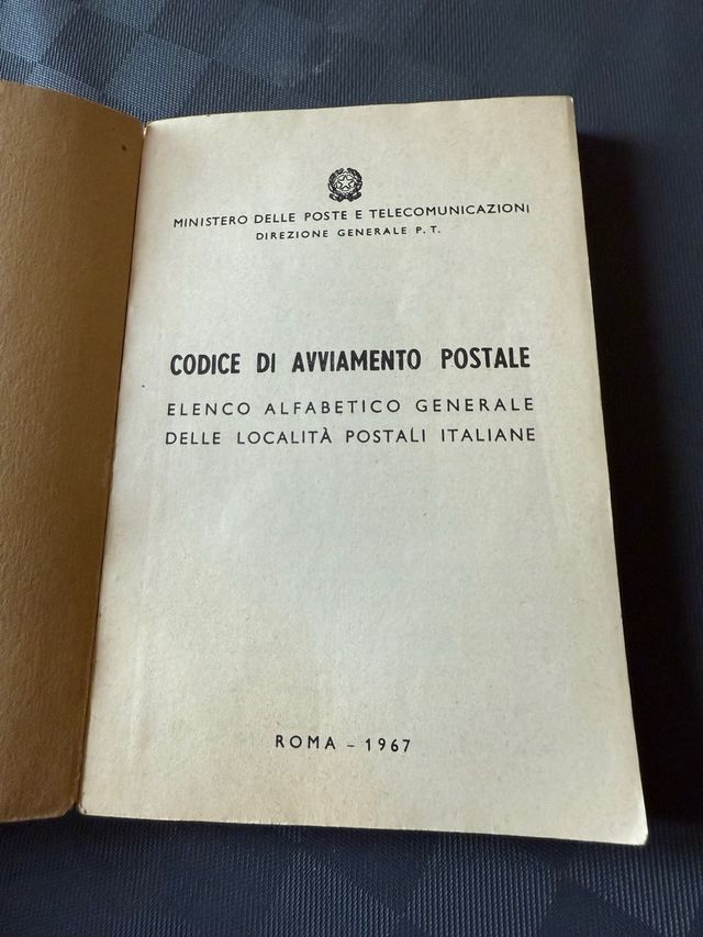 Codice Avviamento Postale 1967