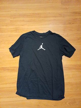 Camiseta Jordan Negra Logo Jumpman