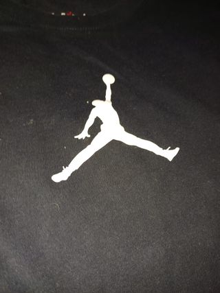 Camiseta Jordan Negra Logo Jumpman