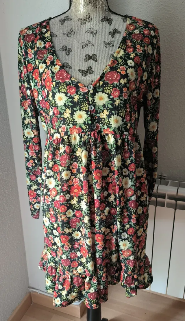 Vestido floral Pull&Bear