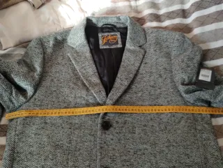 Cappotto uomo Johnny Bigg grigio taglia XL