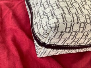 Bolso Carolina Herrera Beige y Marrón