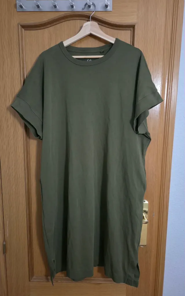 Vestido verde oliva