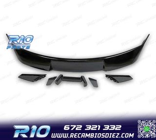 ALERON SPOILER FORD MUSTANG 15-19 LOOK GT500 NEGRO BRILLO