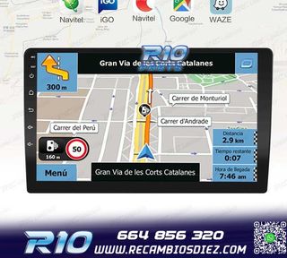 RADIO 9" GPS ANDROID 13 QUAD CORE 64GB ROM