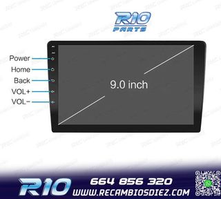 RADIO 9" GPS ANDROID 13 QUAD CORE 64GB ROM