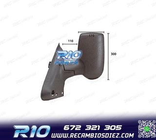 ESPEJO COMPLETO IZQUIERDO FORD TRANSIT 00-09