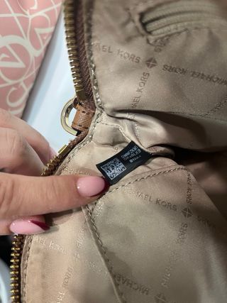 Bolso Michael Kors Blanco y Marrón