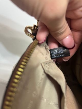 Bolso Michael Kors Blanco y Marrón