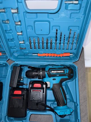 Trapano Watch&express blu con valigia e accessori