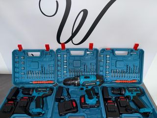 Trapano Watch&express blu con valigia e accessori