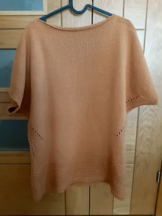 Blusa de punto mujer talla L marrón 