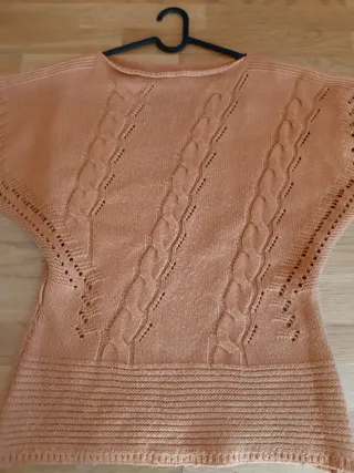Blusa de punto mujer talla L marrón 