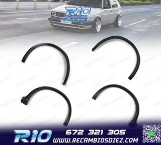 ALETINES PASE RUEDA PARA VOLKSWAGEN VW GOLF MK2 SIN MOLDURA