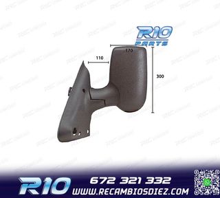 ESPEJO COMPLETO IZQUIERDO FORD TRANSIT 00-09