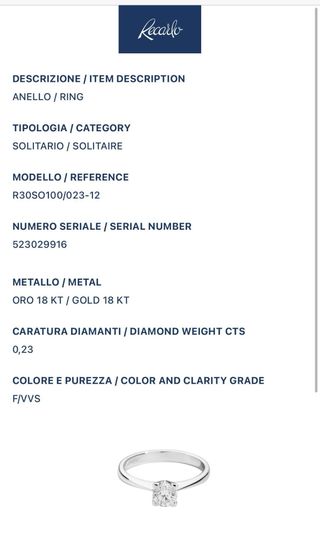 Anello Solitario Re Carlo Oro Giallo