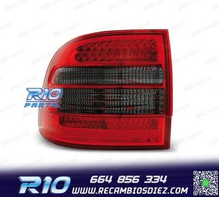 PILOTOS PORSCHE CAYENNE 03-07 LED ROJO AHUMADO