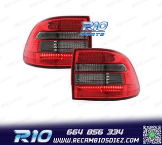 PILOTOS PORSCHE CAYENNE 03-07 LED ROJO AHUMADO