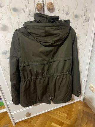 Parka acolchada verde
