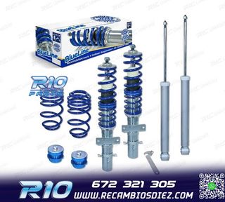 SUSPENSIÓN ROSCADA BLUE LINE PARA VOLKSWAGEN VW POLO 6N 6R