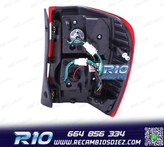 PILOTOS JEEP GRAND CHEROKEE 99-05 LED ROJO AHUMADO