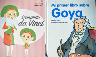 5A8 AÑOS MI PRIMER LIBRO SOBRE..GOYA/LEONARDO