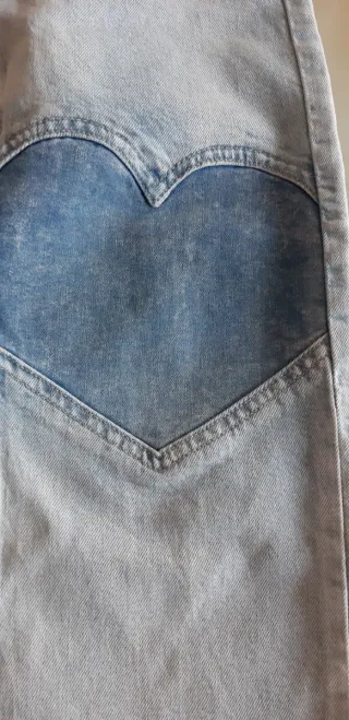 Jeans H&M bimba 5/6 anni cuore