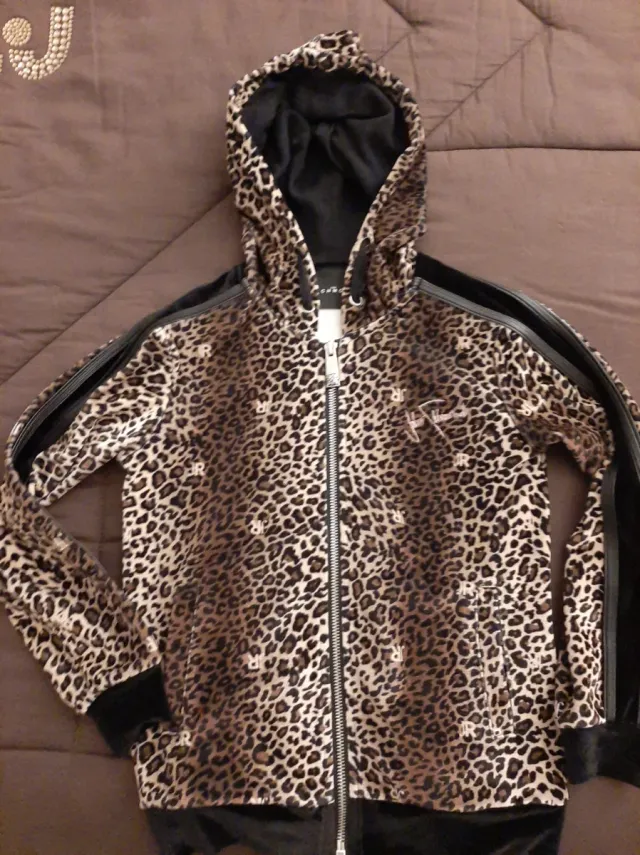 Felpa bimba Richmond leopardata