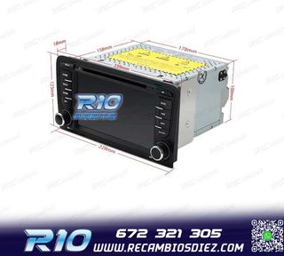 RADIO GPS ANDROID 12 AUDI A3 8P 8PA USB GPS TACTIL HD OCTA-C