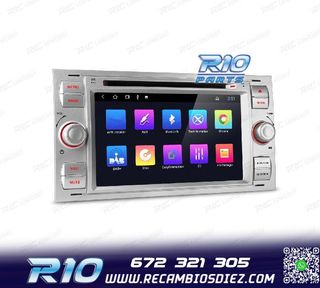 RADIO GPS ANDROID 12 PARA FORD FOCUS C-MAX FIESTA GALAXY KUG