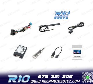 RADIO GPS ANDROID 12 PARA FORD FOCUS C-MAX FIESTA GALAXY KUG