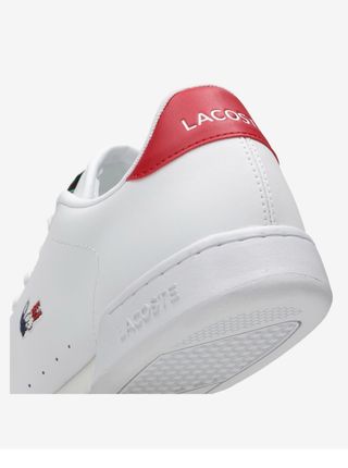 Zapatillas Lacoste Blancas y Rojas