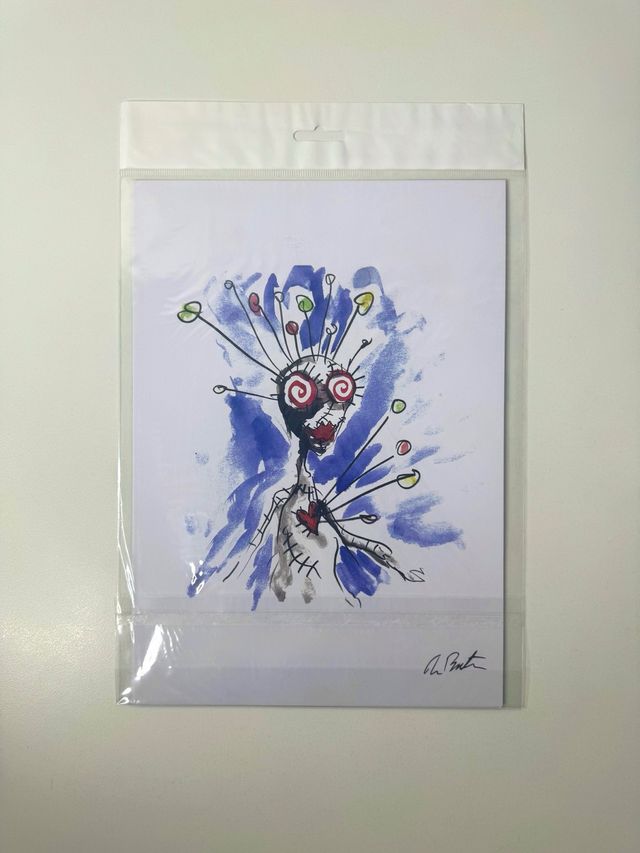 Stampa ufficiale adesivi Tim Burton Labyrinth VIP