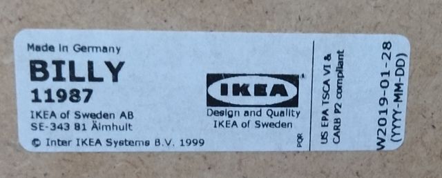 Estantería Billy Ikea efecto roble de 2019