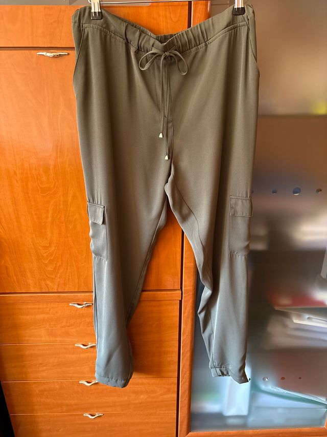 Pantalón cargo Punto Roma verde militar T.M